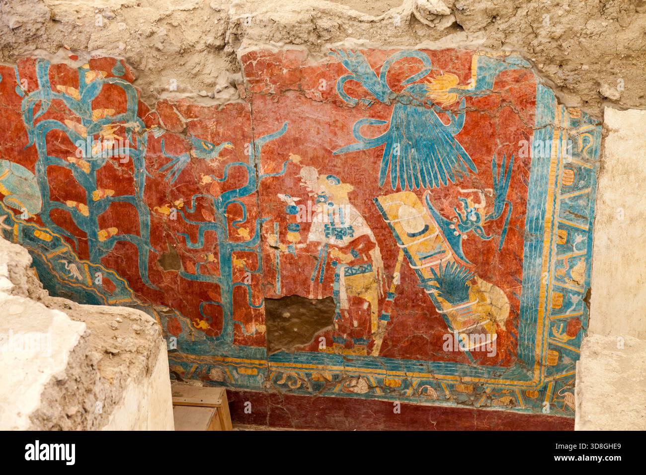 Cacaxtla Archaeological site, at Tlaxcala, Mexico Stock Photo - Alamy