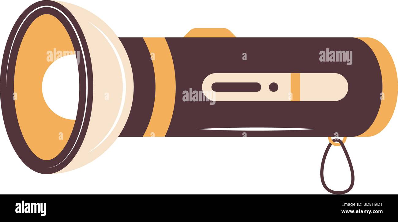 Icon for flashlight, torch Stock Vector