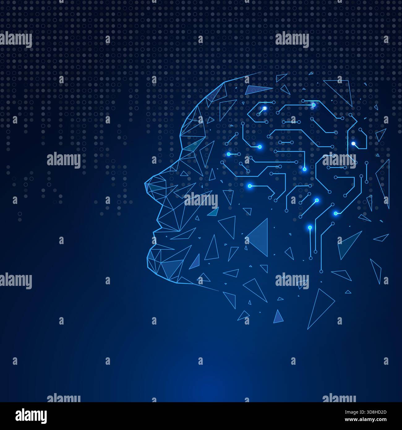 Neural circuits ai Stock Vector Images - Alamy
