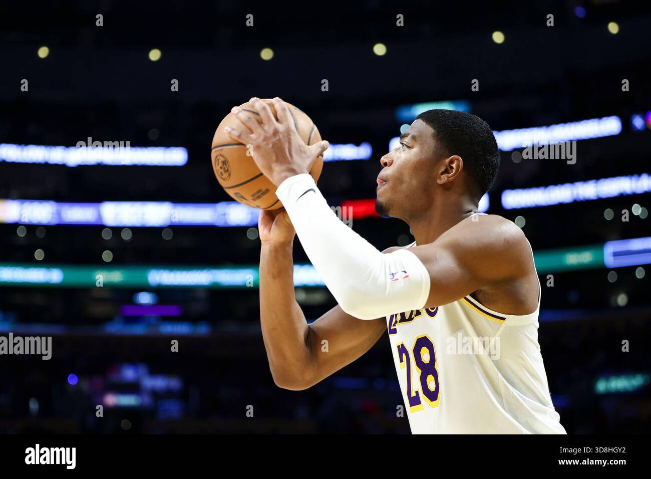 Number 28 Nba Rui Los Angeles Lakers forward Rui Hachimura (28), prepares to shoot ...