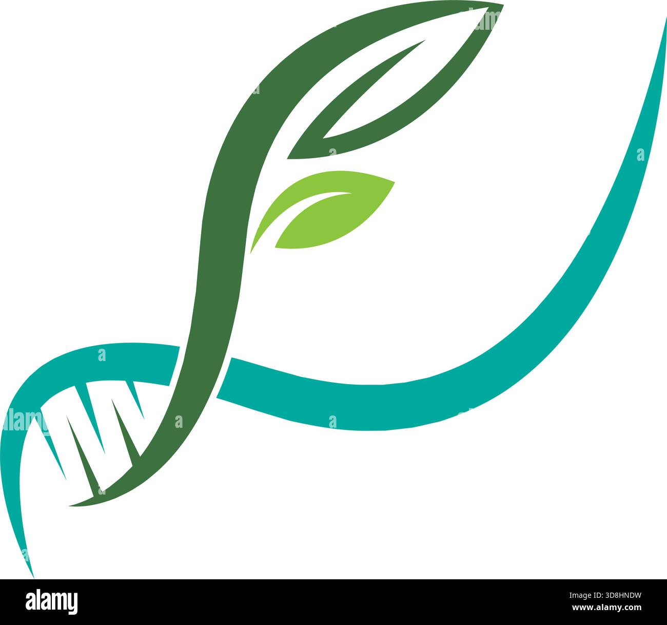 DNA icon logo design template Stock Vector