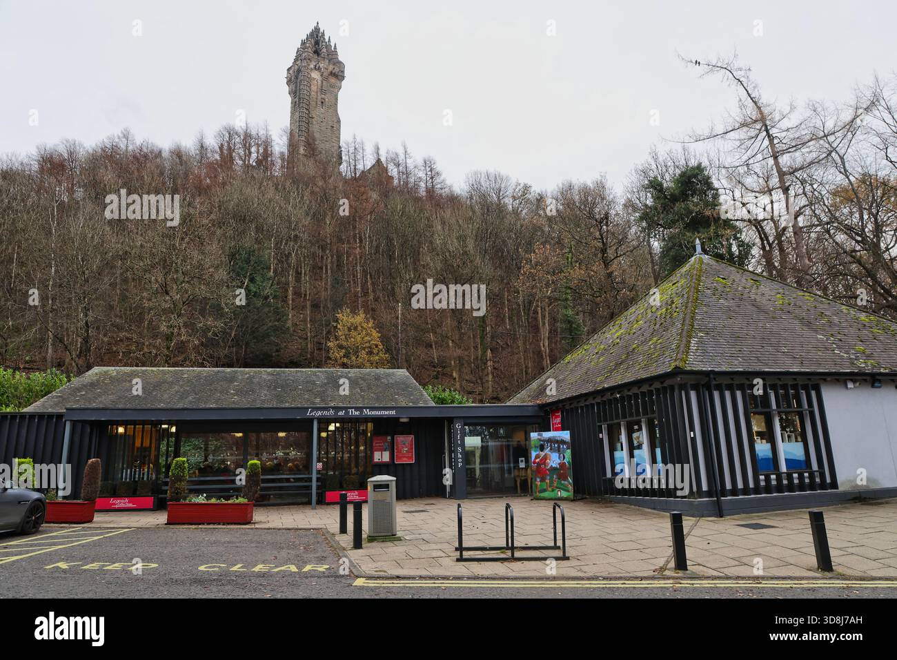 Legends at the Monument at The National Wallace Monument Stirling Scotland  November 2025 Stock Photo