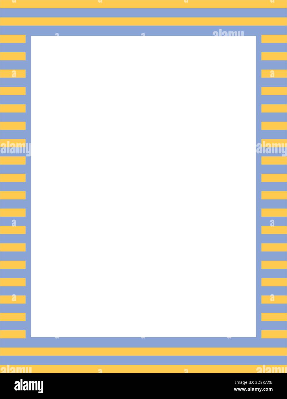 Colorful retro decorative frame border abstract shape vector illustration Stock Vector
