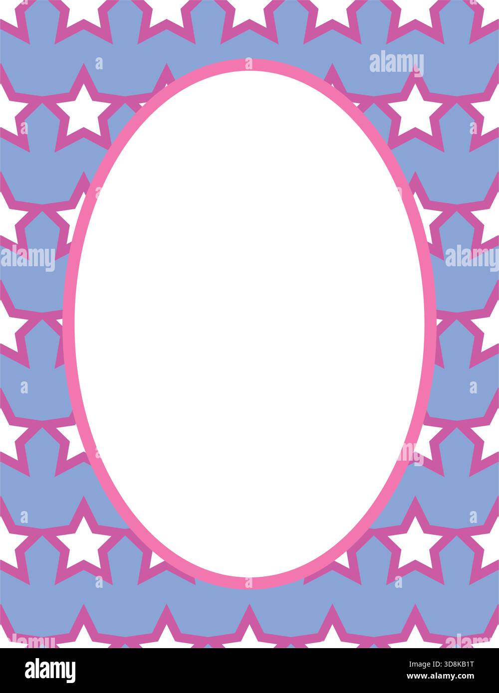 Colorful retro decorative frame border abstract shape vector illustration Stock Vector