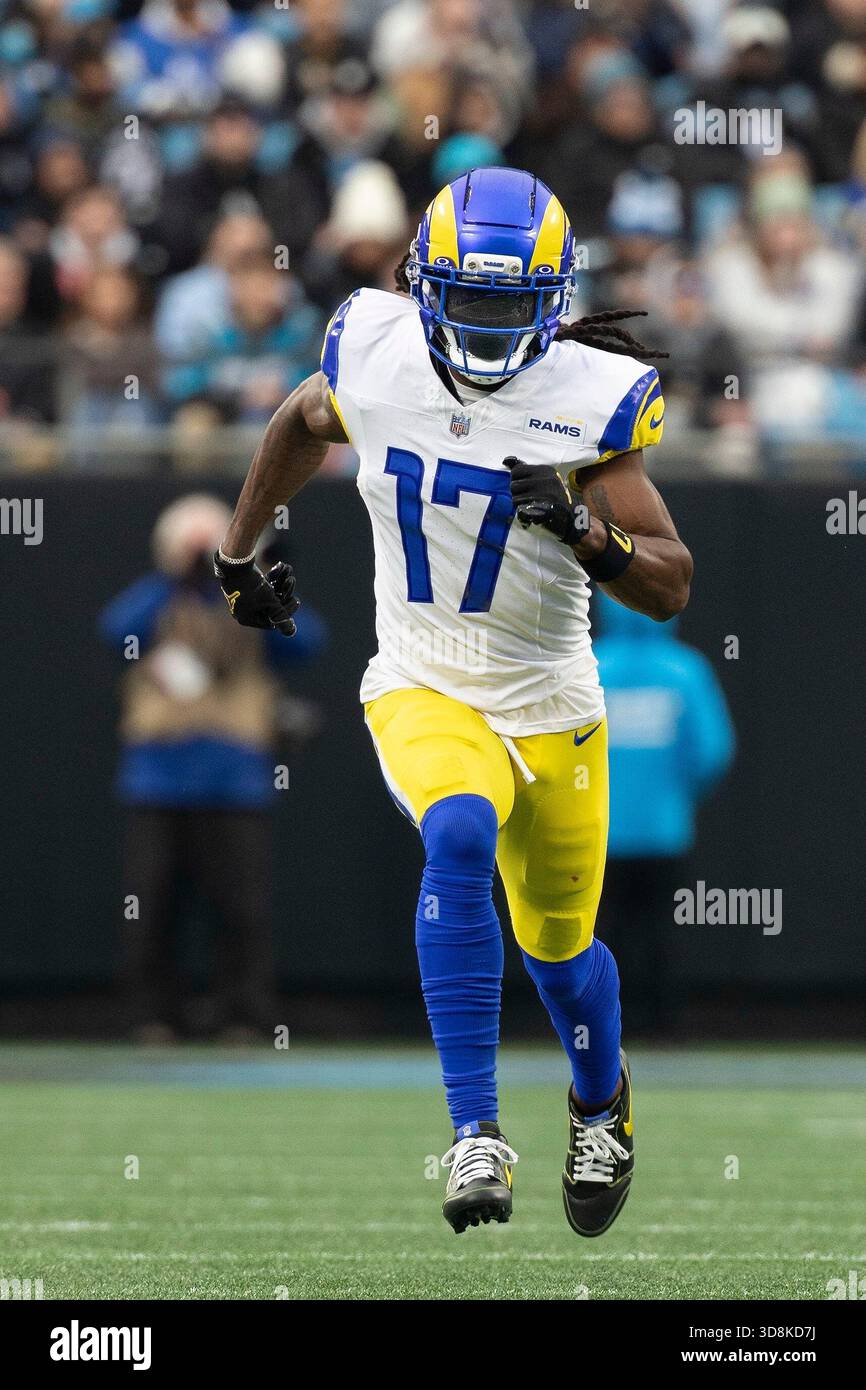 Adams Rams Los Angeles Rams wide receiver Davante Adams runs a route during an NFL ...