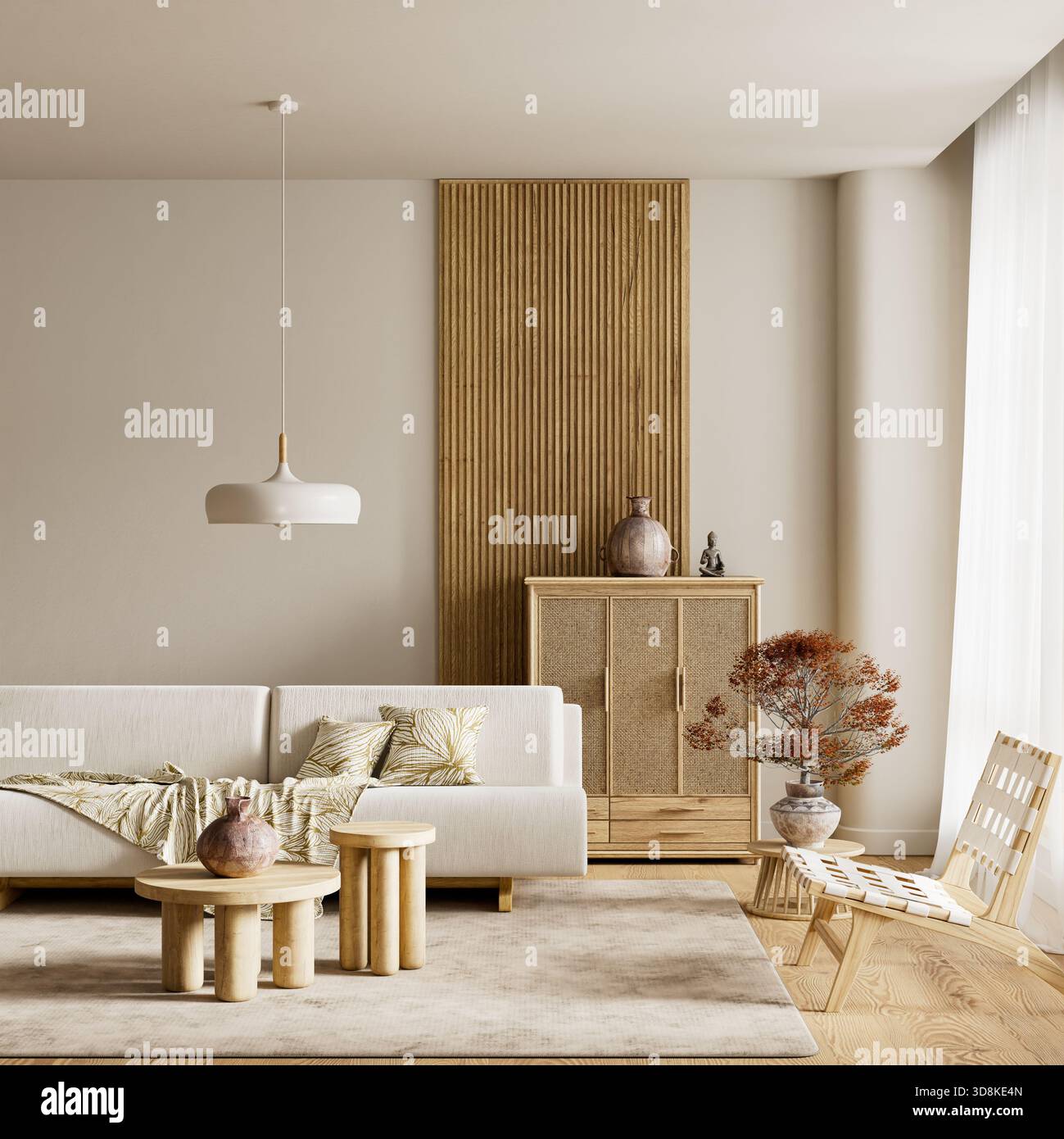 Featuring light fabrics hi-res stock photography and images - Alamy - Scandinavian Minimalist Penthouse Apartment Patterned Fabrics