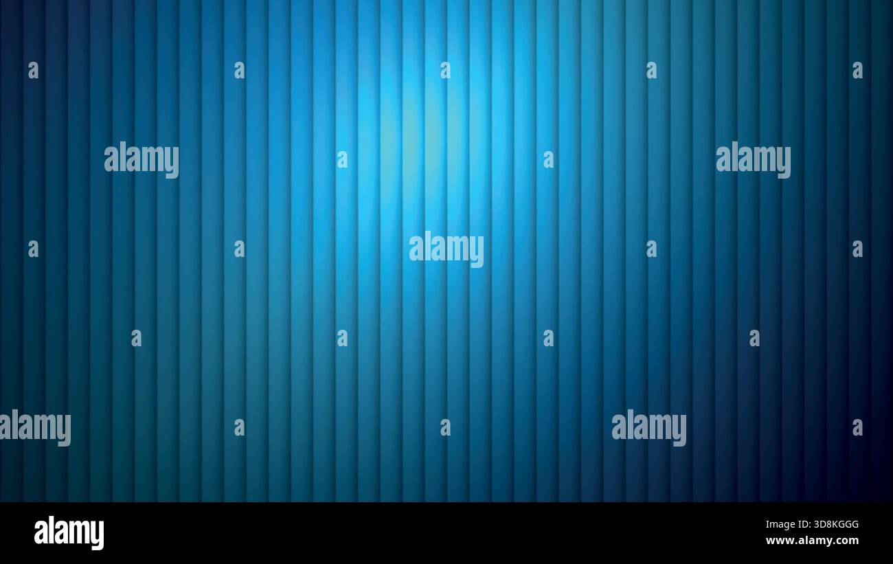 Vertical blue stripes with gradient lighting effect creating a clean abstract backdrop Stock Vector