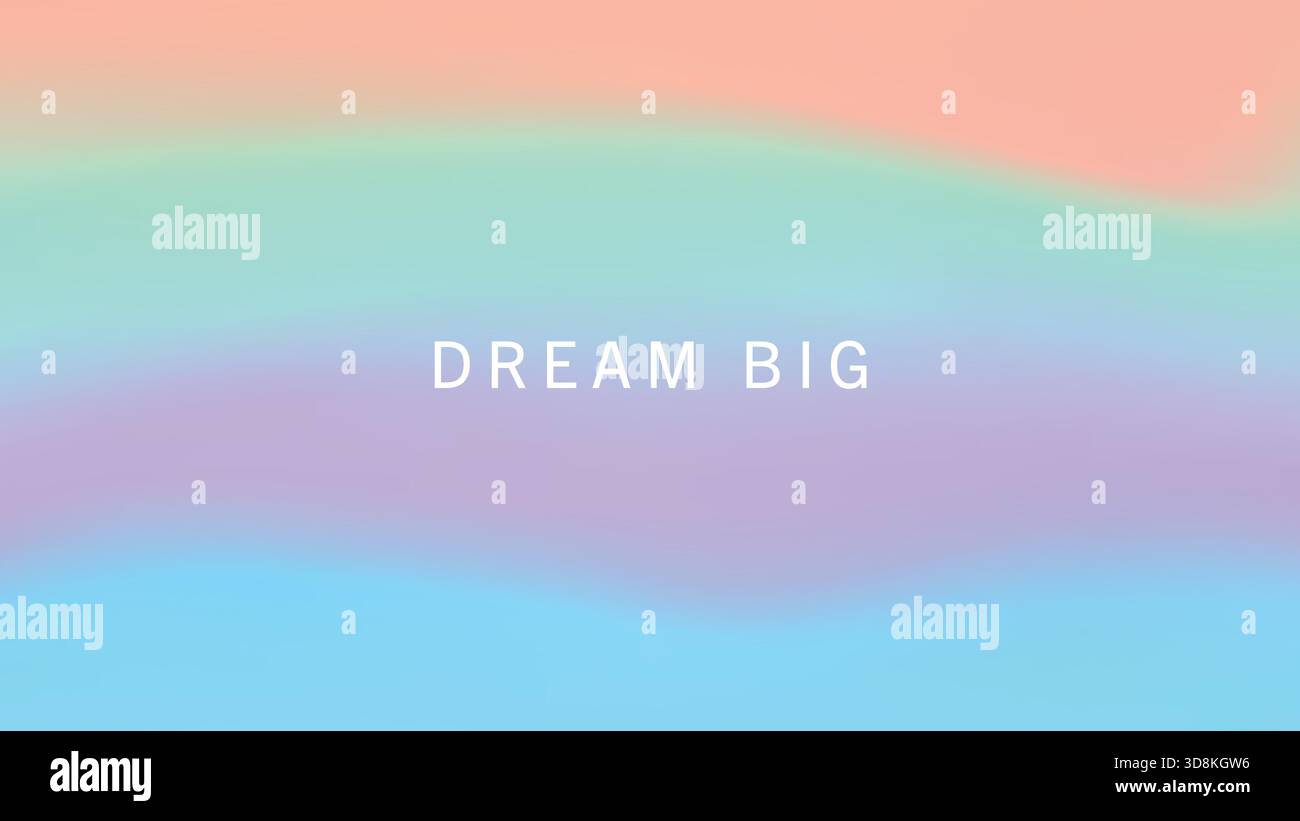 Horizontal abstract background featuring soft pastel tones in a calm gradient composition. Stock Vector
