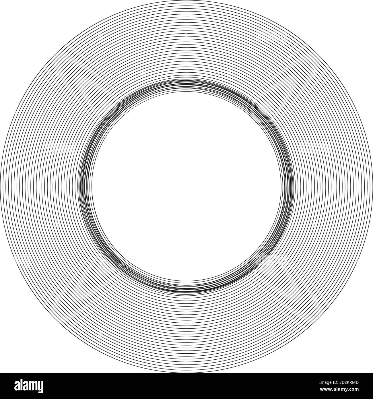 A circular design featuring a rounded tunnel-like structure with smooth ...