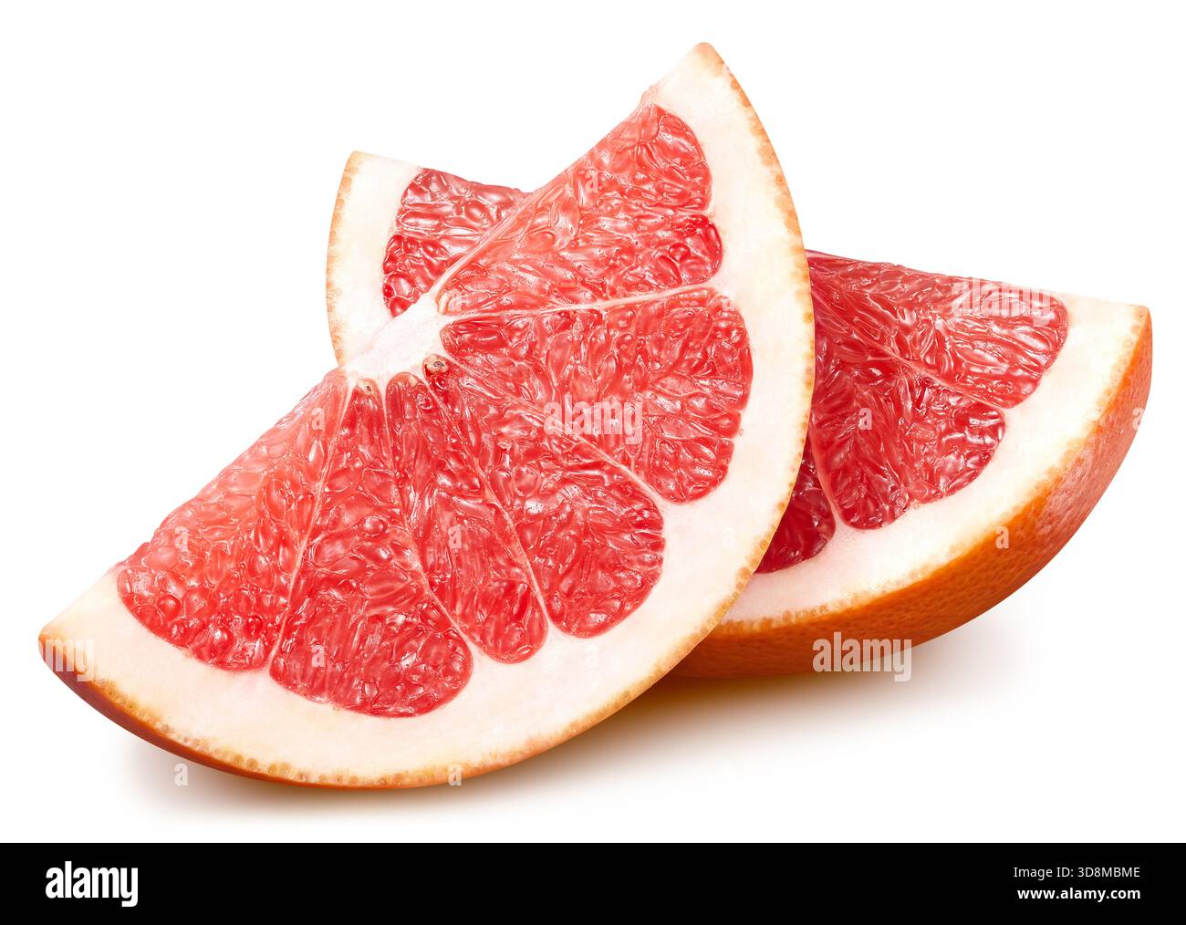 Grapefruit fruit. Grapefruit isolated on white background. Grapefruit clipping path. Stock Photo