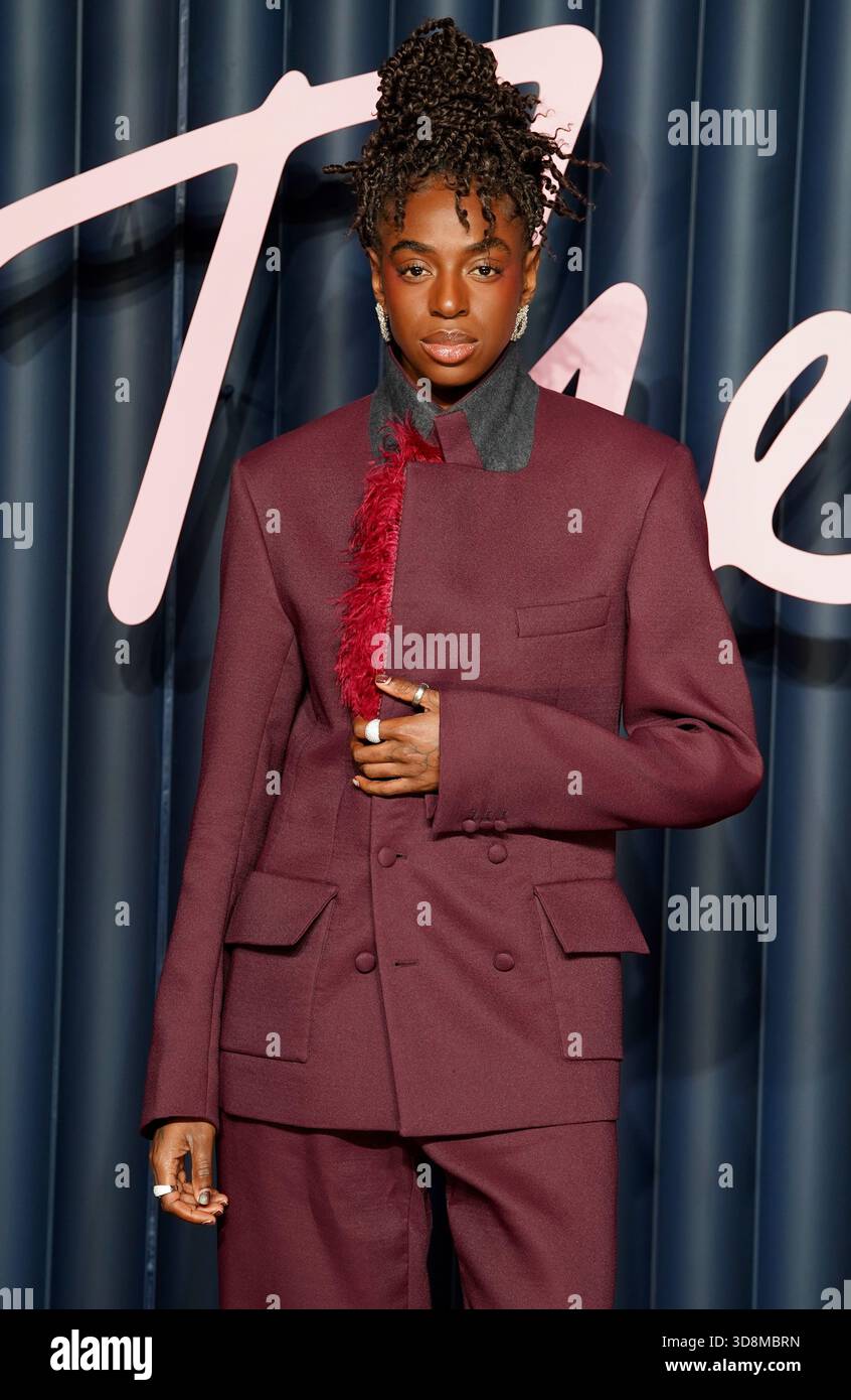 Cat Burns attending the Fashion Awards 2025 at the Royal Albert Hall, London. Picture date: Monday December 1, 2025. Stock Photo