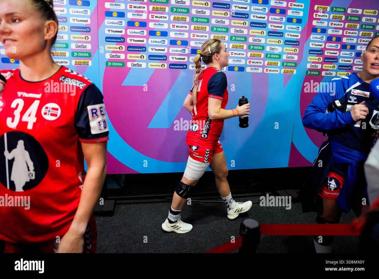 Trier, Germany 20251201. Norway's Malin Aune after the group stage ...