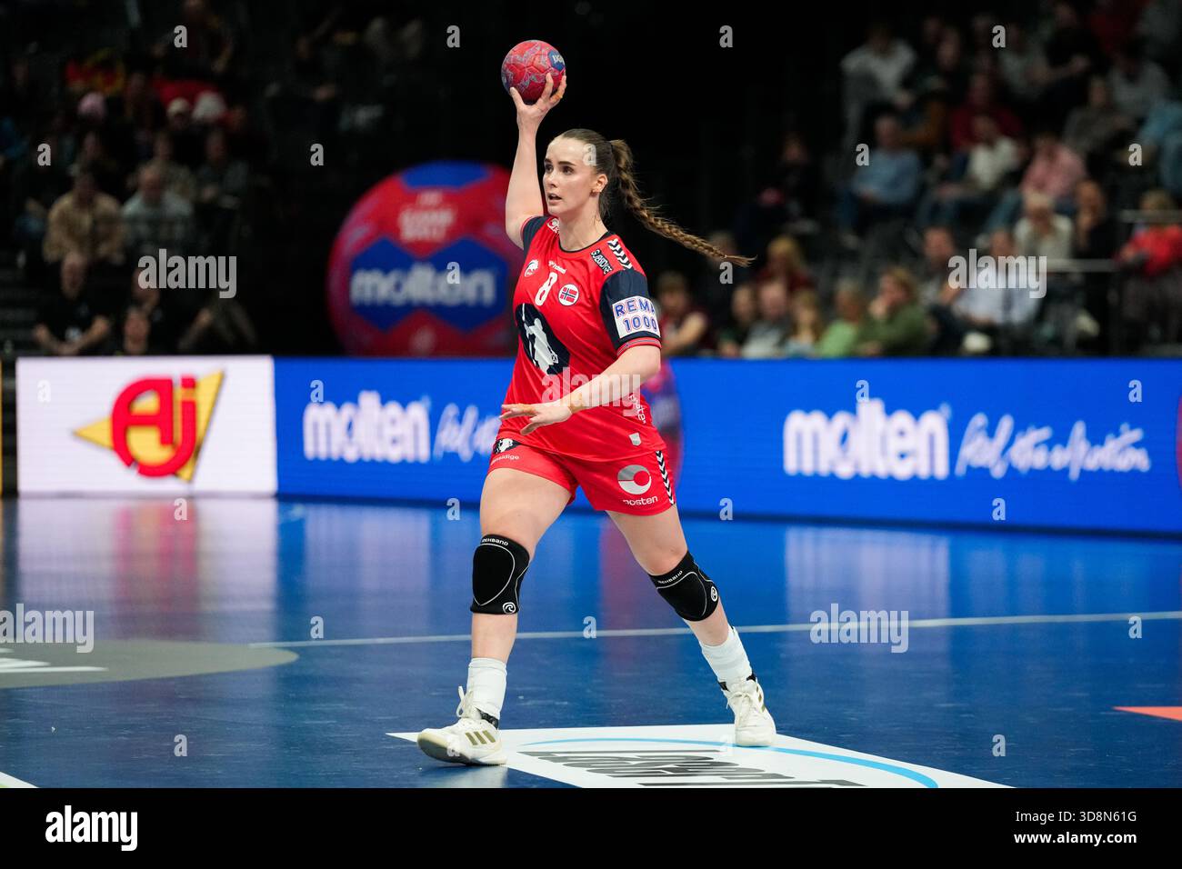 Trier, Germany 20251201. Norge's Live Rushfeldt Deila during the group ...