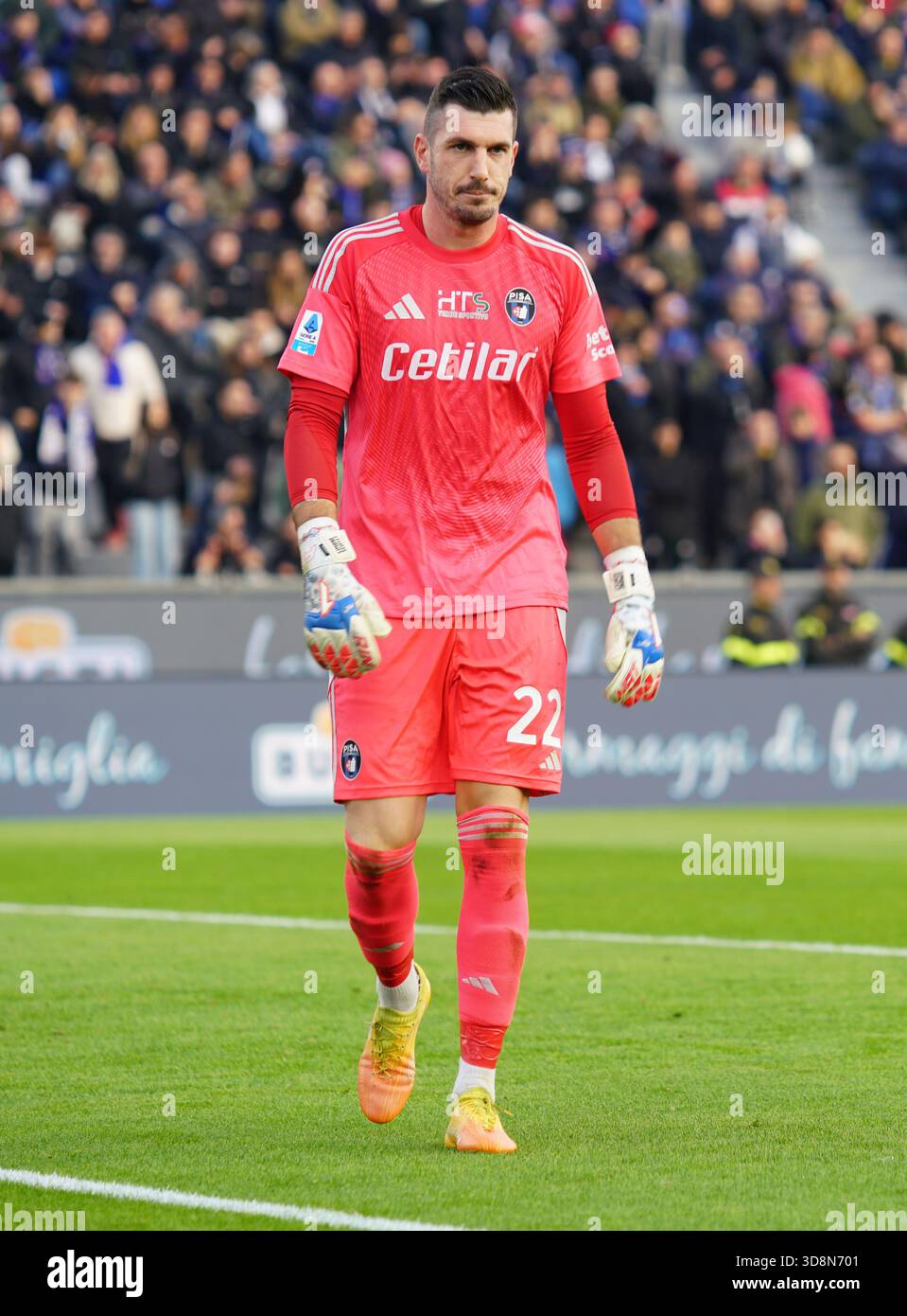Scuffet Pisa's soccer goalkeeper Simone Scuffet...During the Serie A soccer ...