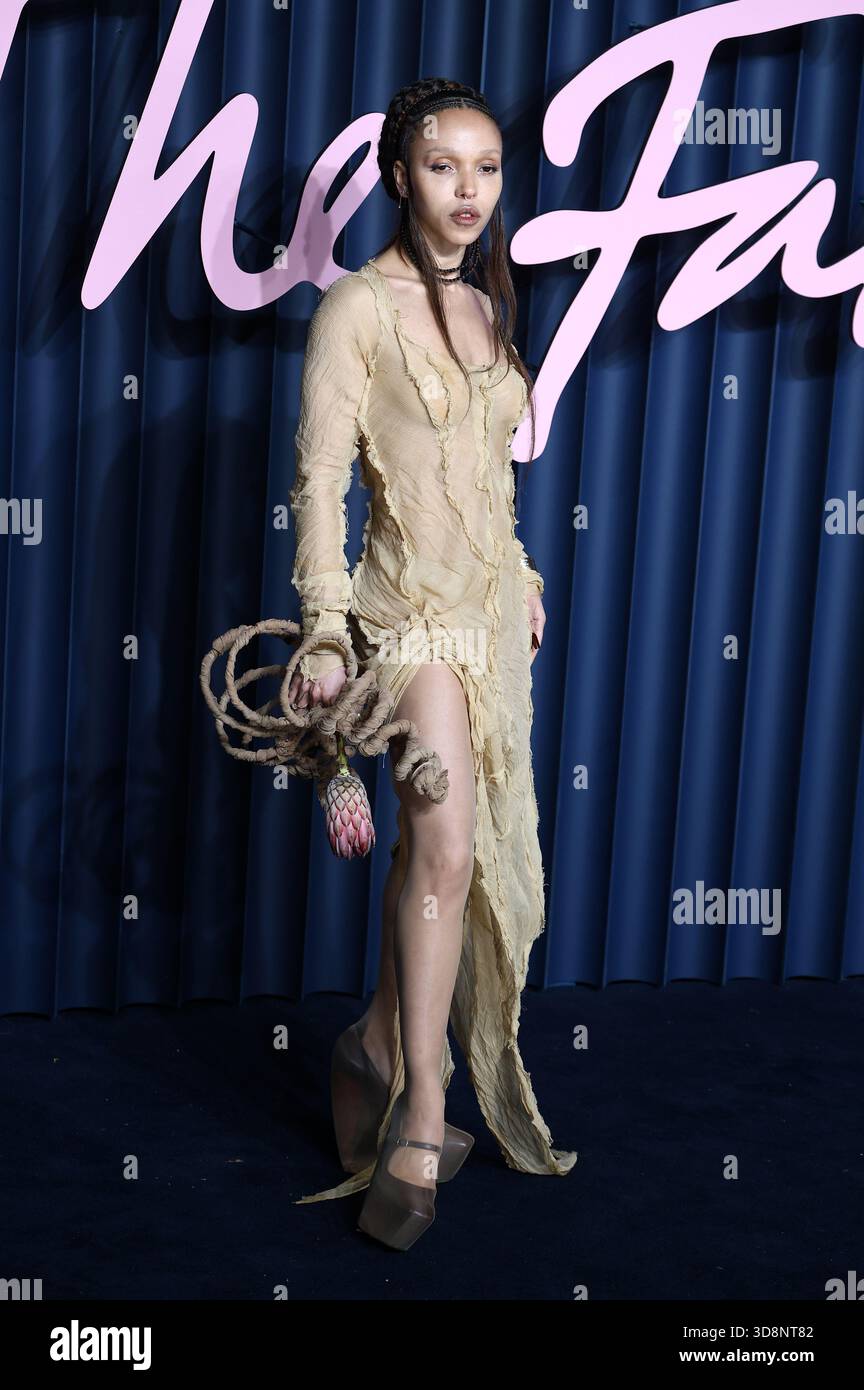 FKA Twigs attends The Fashion Awards 2025 presented by Pandora at the ...