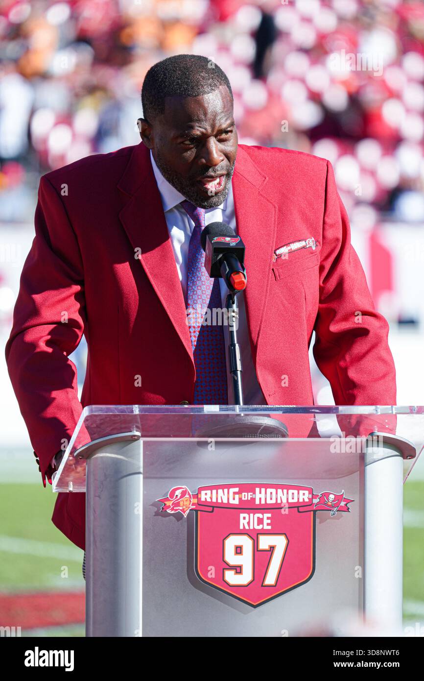Tampa Bay, Florida, USA, November 30, 2025, former Tampa Bay Buccaneers ...