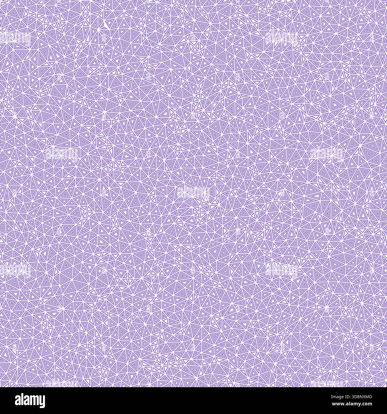 Triangles pattern. Tiny shape size. Multiple repeated inner triangles. Solid color style. Repeatable pattern. Beautiful vector tiles. Stock Vector