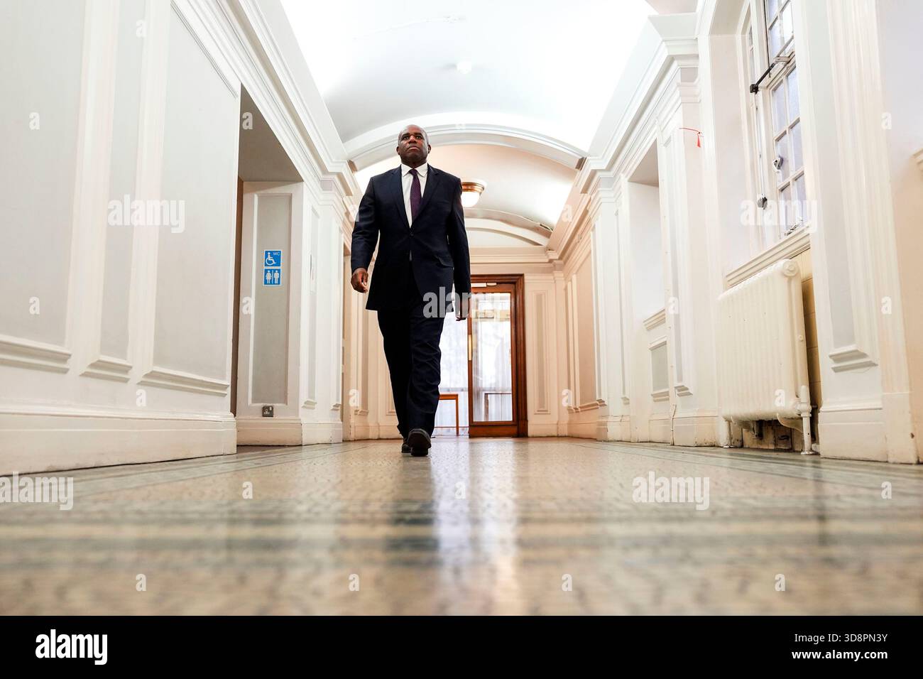 Deputy Prime Minister and Justice Secretary David Lammy during a visit to Inner London Crown Court ahead of an announcement of major reforms to the criminal justice system. Picture date: Monday December 1, 2025. Stock Photo