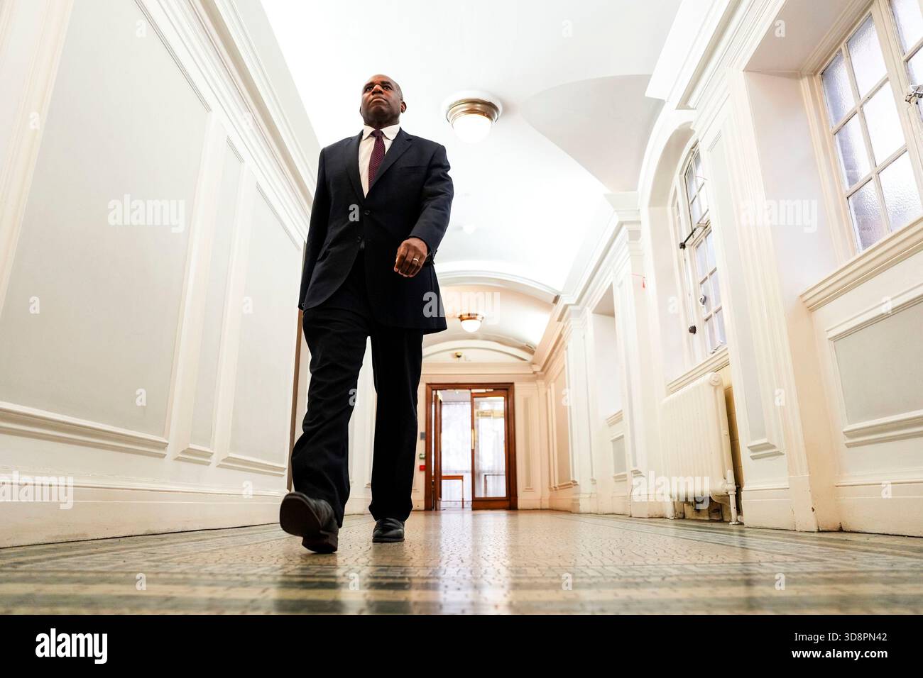 Deputy Prime Minister and Justice Secretary David Lammy during a visit to Inner London Crown Court ahead of an announcement of major reforms to the criminal justice system. Picture date: Monday December 1, 2025. Stock Photo