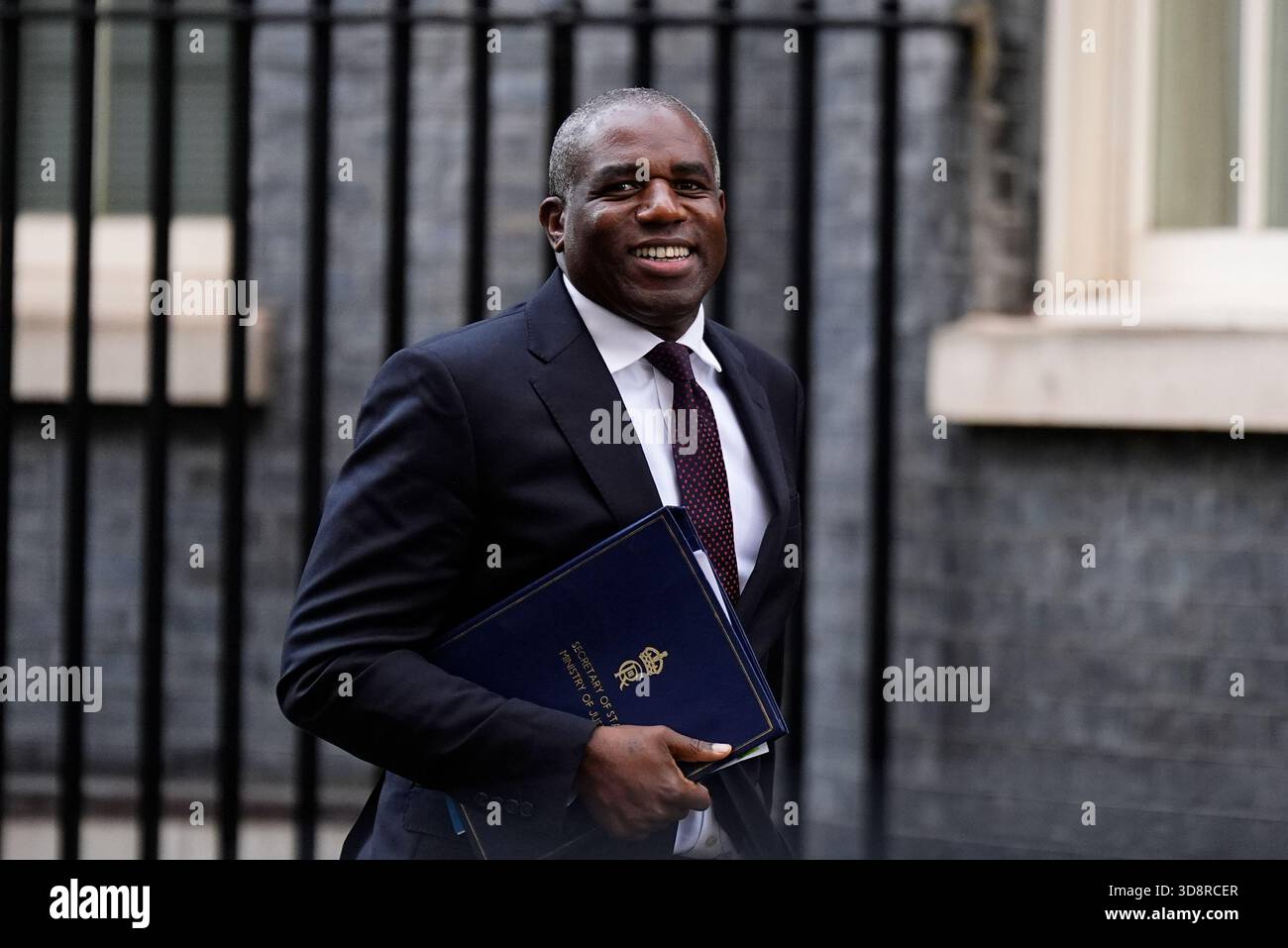 Deputy Prime Minister and Justice Secretary David Lammy leaves ...