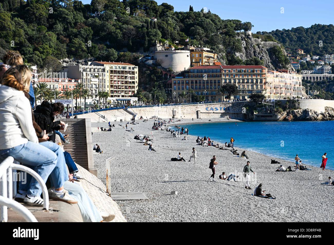 Illustration - South of France during Christmas season, on November 29 ...