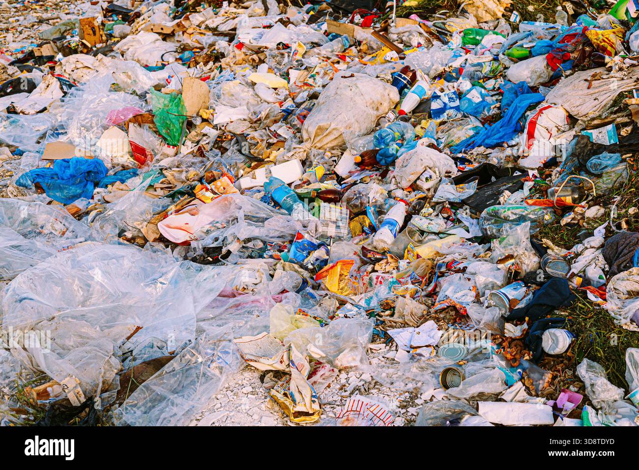 Junkyard Of Domestic Garbage In Landfill, NO TRADE MARKS, Pile Of ...