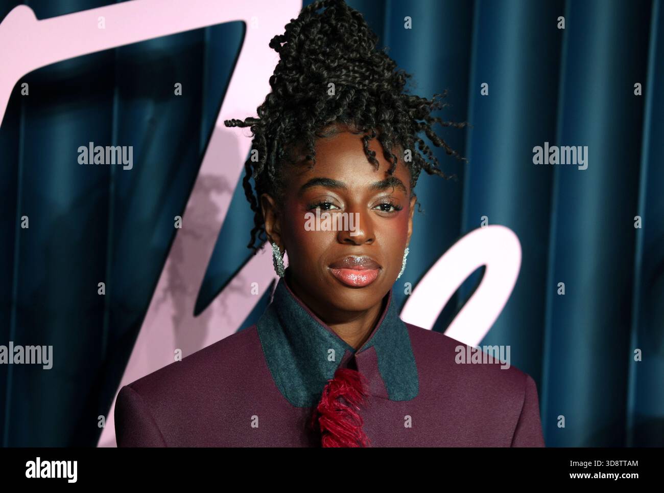 London, UK, 1st December 2025, Cat Burns posing on the red carpet at The Fashion Awards 2025 at the Royal Albert Hall in London, UK. Credit Fred Duval / Alamy Live News Stock Photo