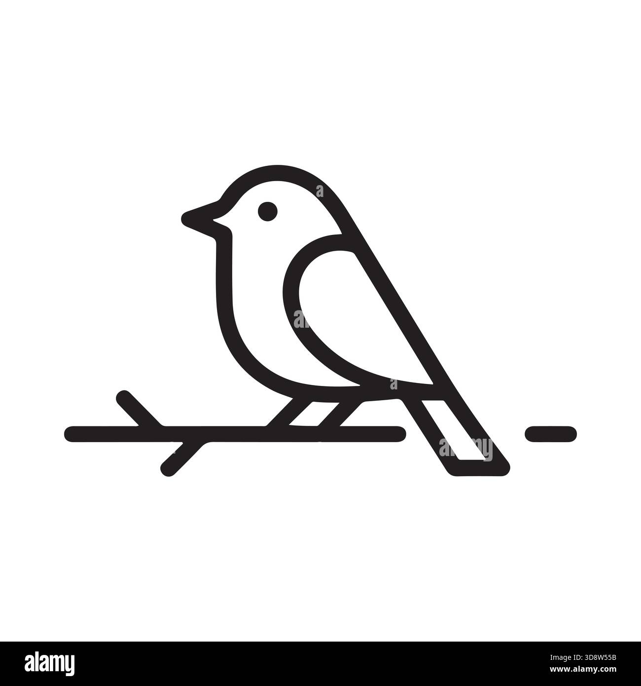 Minimalist single line drawing of a bird in flight and Simple line art ...