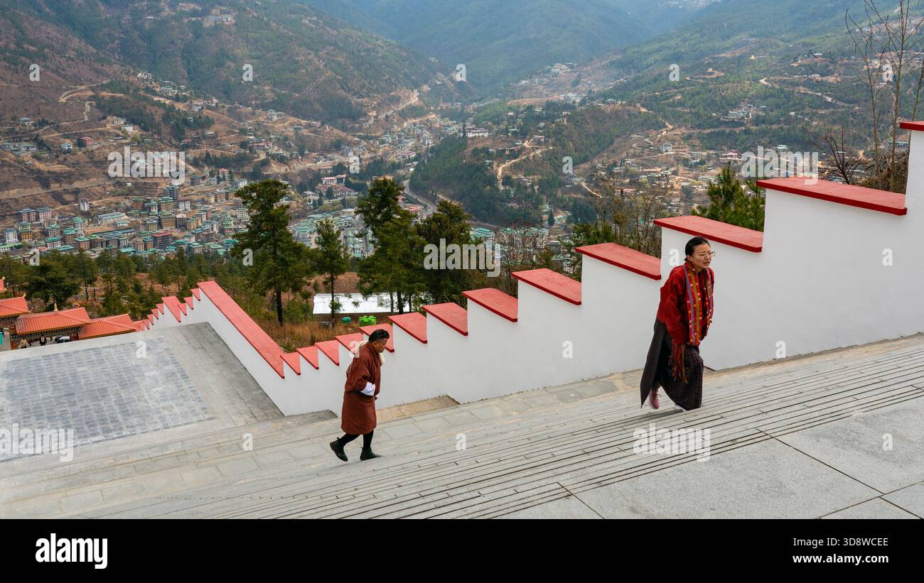 Thimphu, Bhutan. Stock Photo