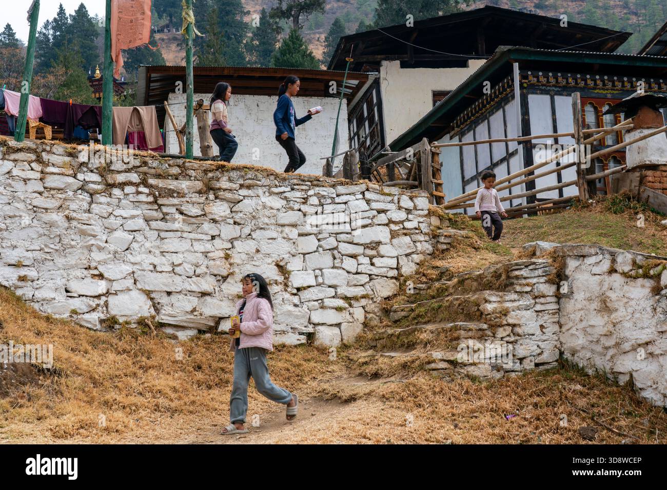 Paro, Bhutan. Stock Photo
