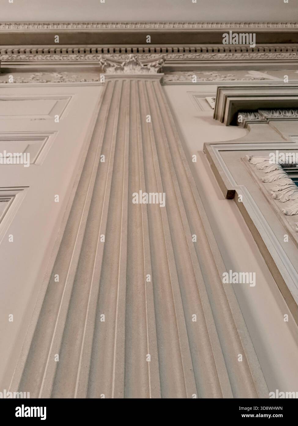 Crown Molding at the White House in Washington, DC - Smartphone Captured Stock Image