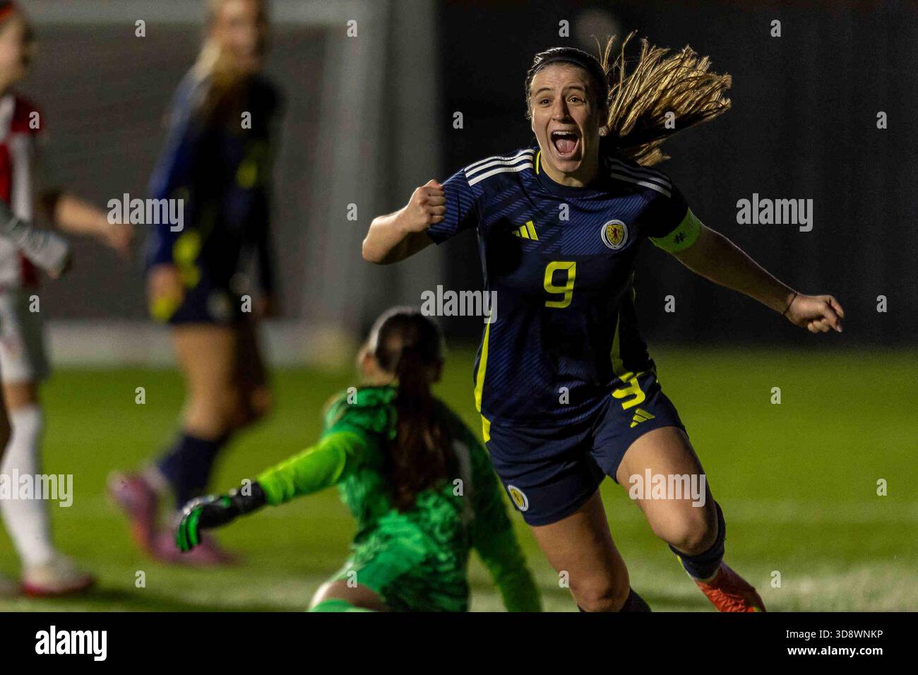 Kirkintilloch, Scotland. 2 December 2025. Laura Berry (Rangers FC) of ...