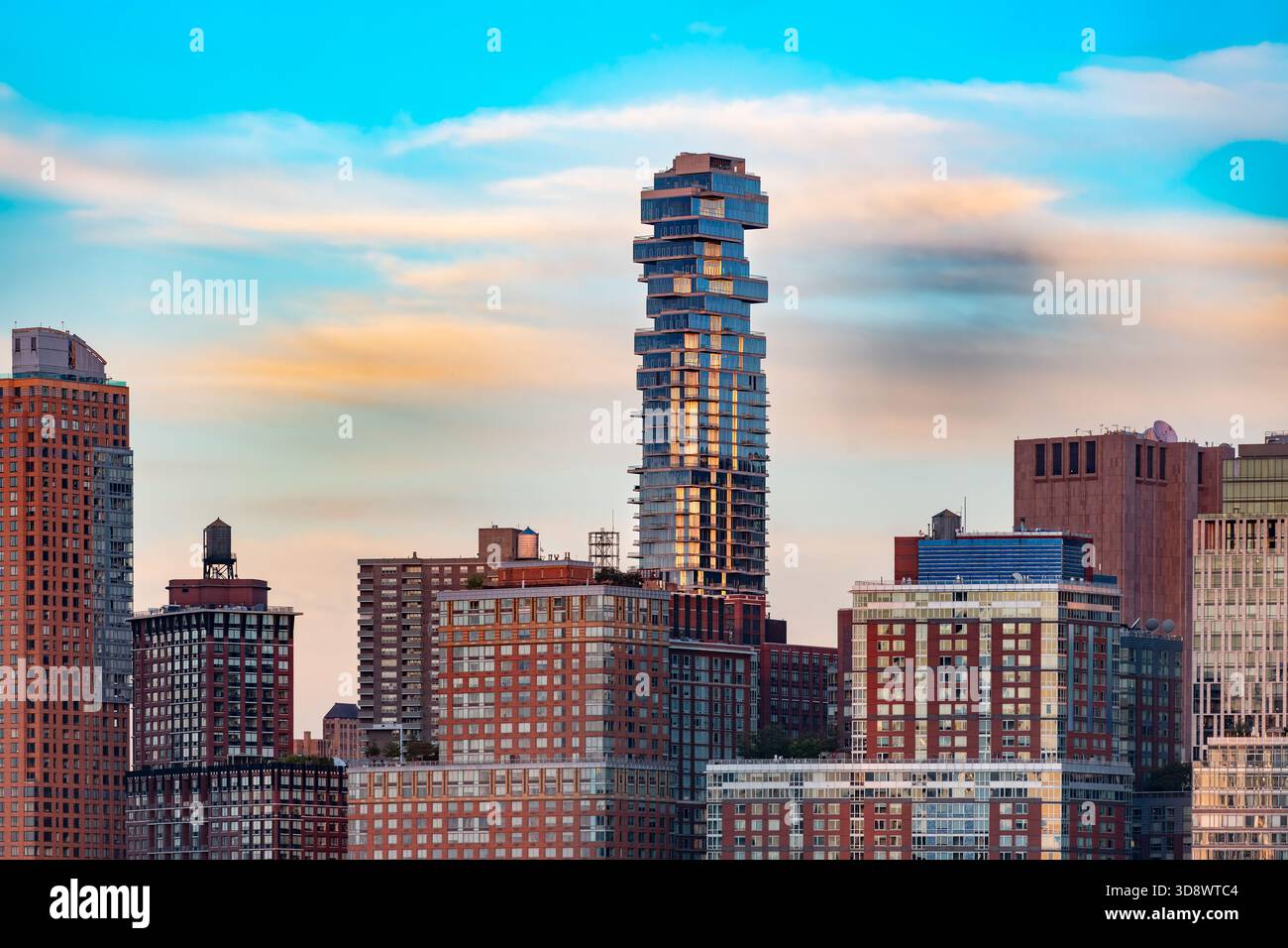 Picture of Luxury living is captured in this view of high rise apartment buildings ...