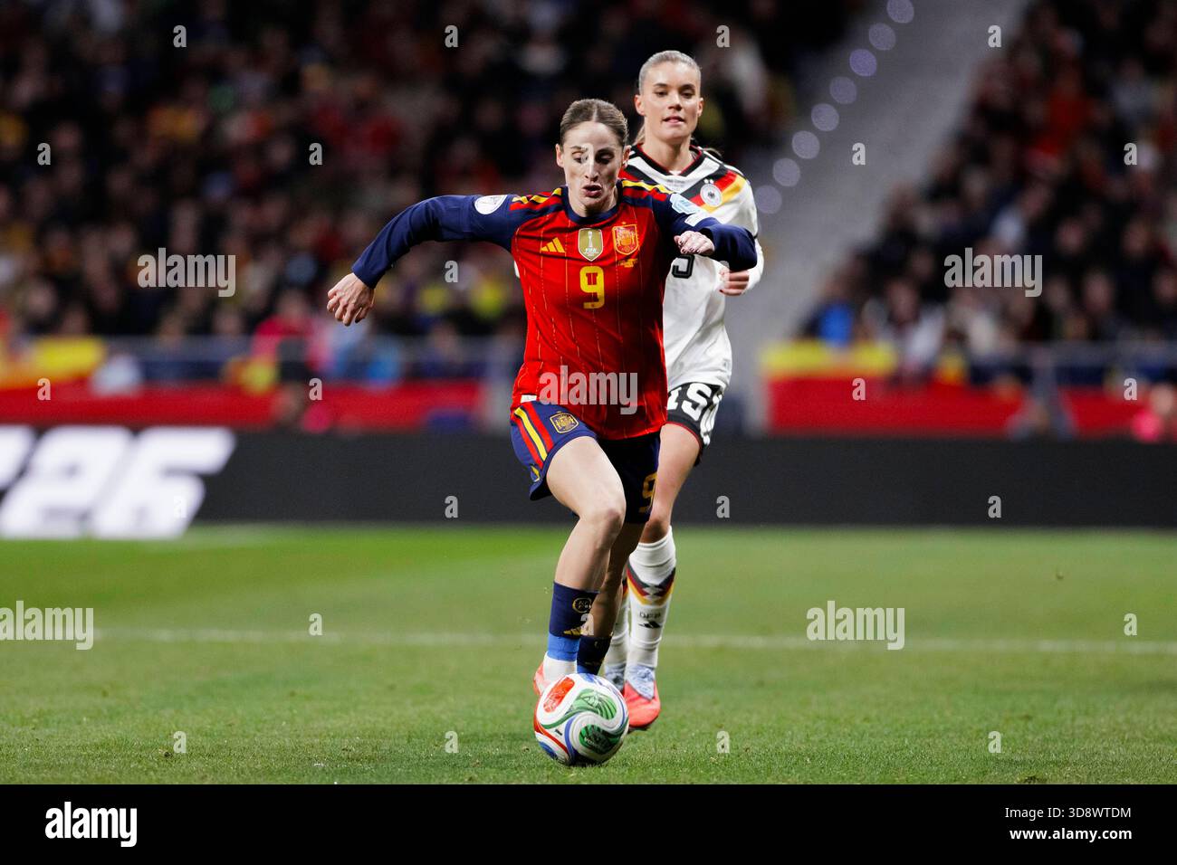 UEFA Women Nations League Final soccer match Spain vs Germany at Riyadh ...
