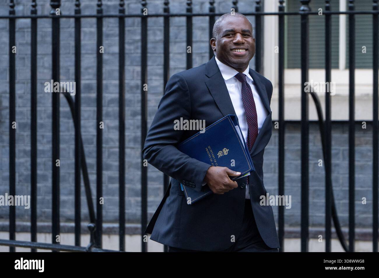 London, England, UK. 2nd Dec, 2025. Deputy Prime Minister and Justice Secretary DAVID LAMMY leaves 10 Downing Street after a Cabinet Meeting. (Credit Image: © Thomas Krych/ZUMA Press Wire) EDITORIAL USAGE ONLY! Not for Commercial USAGE! Stock Photo