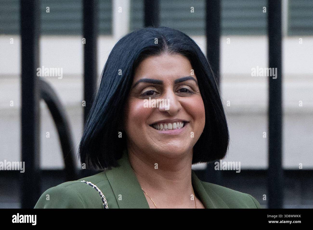 London, England, UK. 2nd Dec, 2025. SHABANA MAHMOOD, Secretary of State for the Home Department, leaves 10 Downing Street after a Cabinet Meeting. (Credit Image: © Thomas Krych/ZUMA Press Wire) EDITORIAL USAGE ONLY! Not for Commercial USAGE! Stock Photo