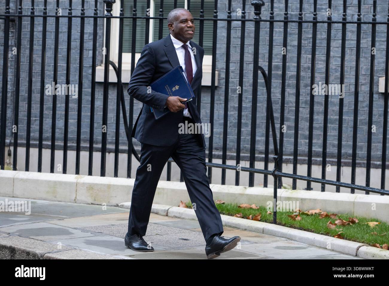 London, England, UK. 2nd Dec, 2025. Deputy Prime Minister and Justice Secretary DAVID LAMMY leaves 10 Downing Street after a Cabinet Meeting. (Credit Image: © Thomas Krych/ZUMA Press Wire) EDITORIAL USAGE ONLY! Not for Commercial USAGE! Stock Photo