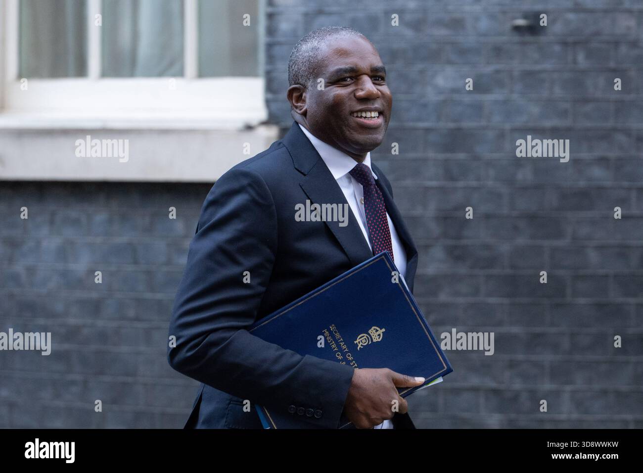 London, England, UK. 2nd Dec, 2025. Deputy Prime Minister and Justice Secretary DAVID LAMMY leaves 10 Downing Street after a Cabinet Meeting. (Credit Image: © Thomas Krych/ZUMA Press Wire) EDITORIAL USAGE ONLY! Not for Commercial USAGE! Stock Photo