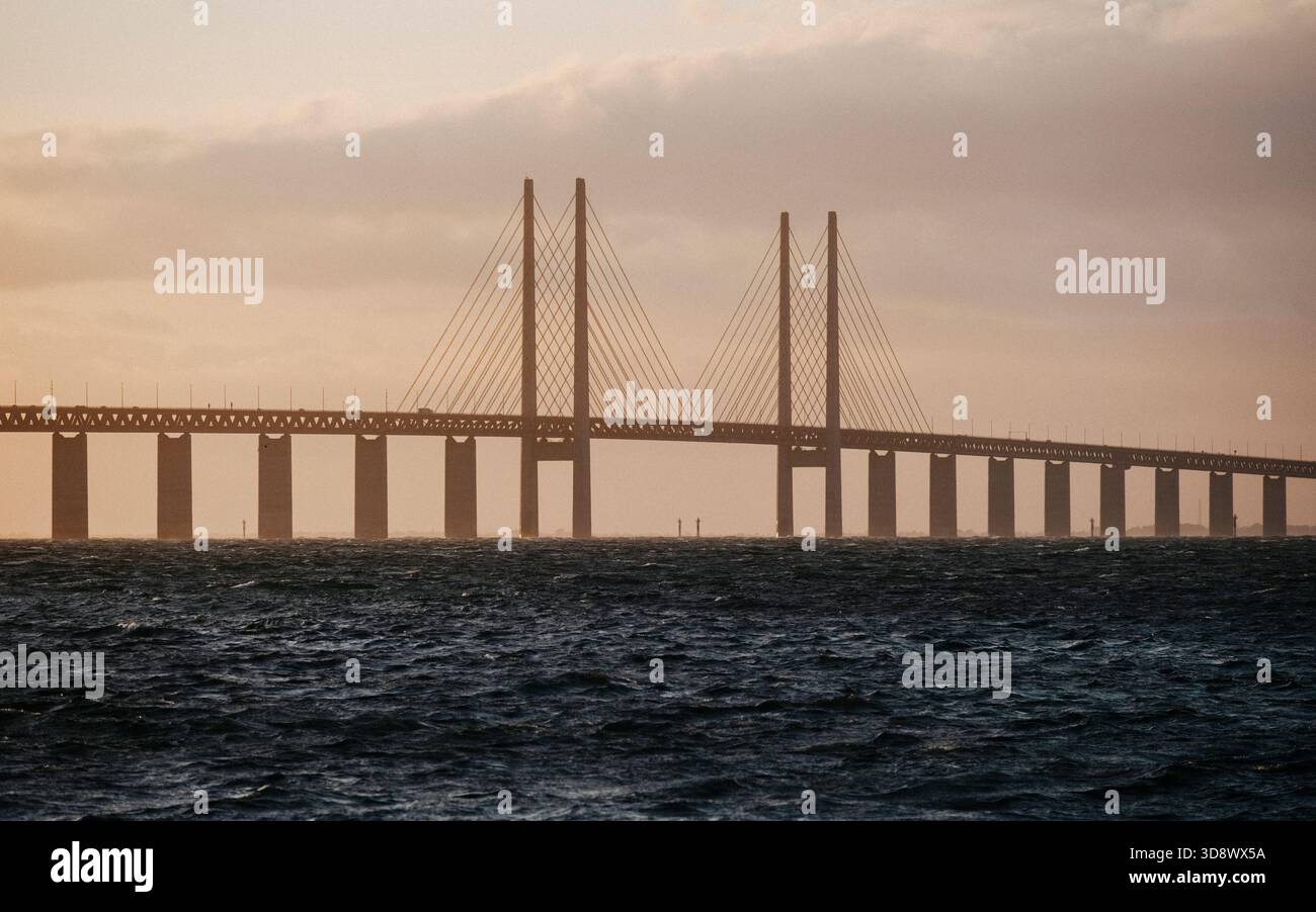 Oresund bridge, Sweden Stock Photo