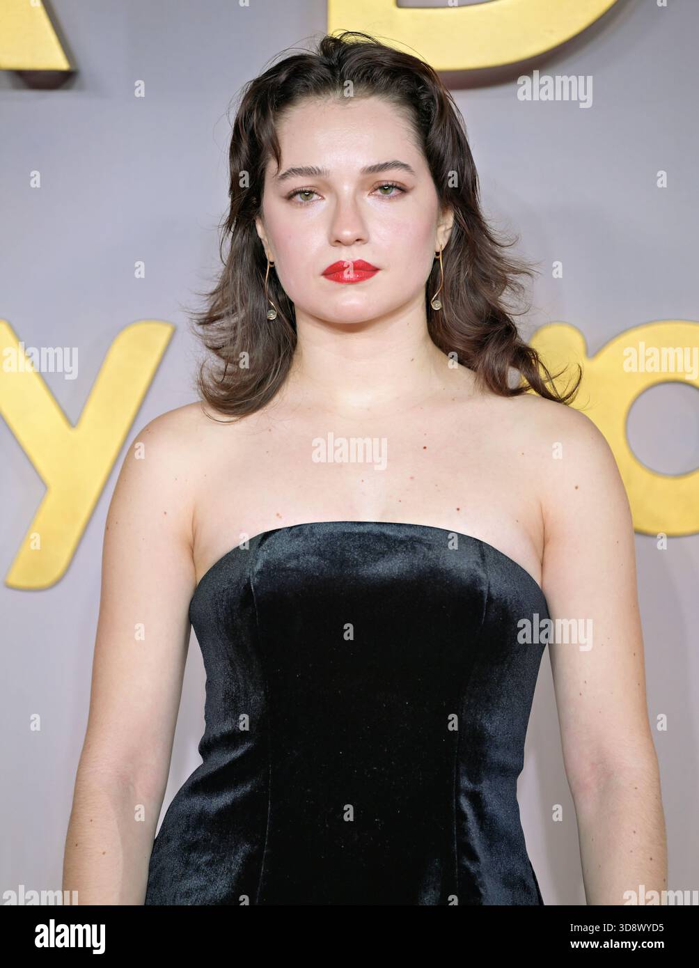 London, UK. 1st Dec, 2025. Anastasia Martin at the 'Amadeus' World Premiere at ODEON Luxe Leicester Squar, London, England. (Photo by 李世惠/See Li/Picture Capital) Credit: See Li/Picture Capital/Alamy Live News Stock Photo