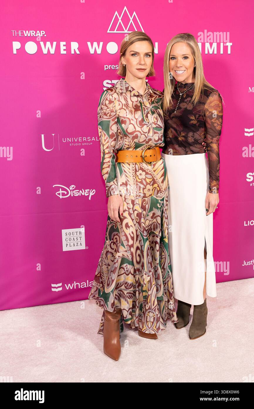 Rhea Seehorn and Amanda Zurawski attend the arrivals of TheWrap Power ...