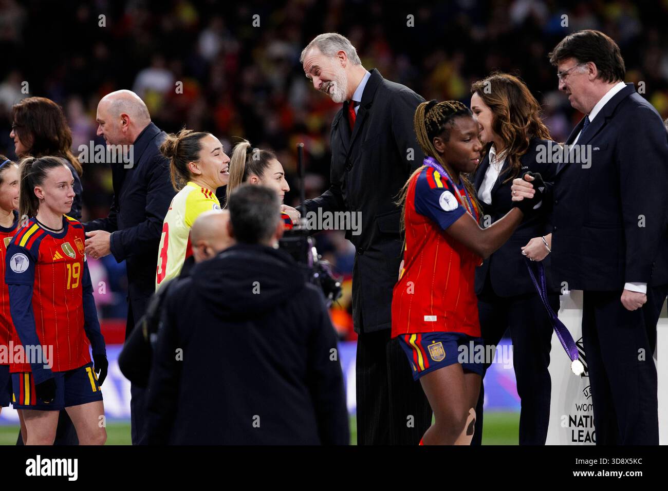 UEFA Women Nations League Final soccer match Spain vs Germany at Riyadh ...