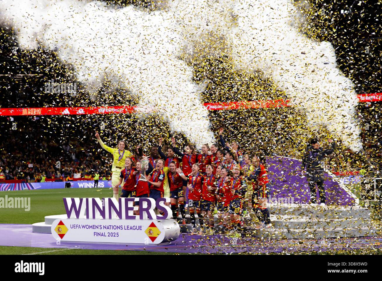 UEFA Women Nations League Final soccer match Spain vs Germany at Riyadh ...