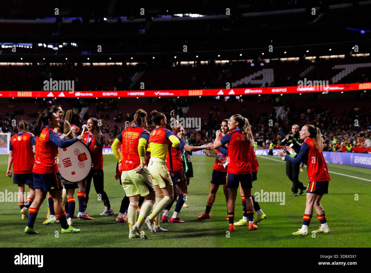 UEFA Women Nations League Final soccer match Spain vs Germany at Riyadh ...