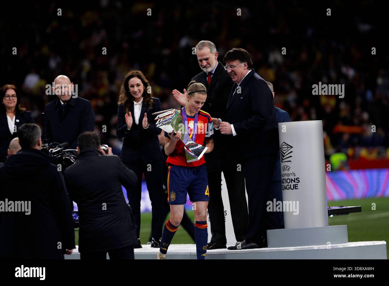 UEFA Women Nations League Final soccer match Spain vs Germany at Riyadh ...