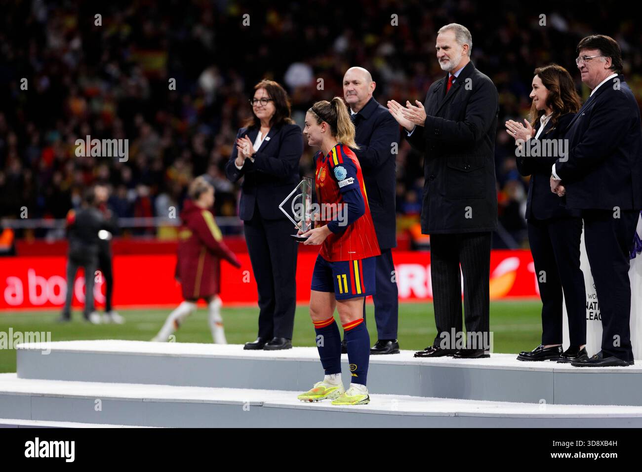 UEFA Women Nations League Final soccer match Spain vs Germany at Riyadh ...