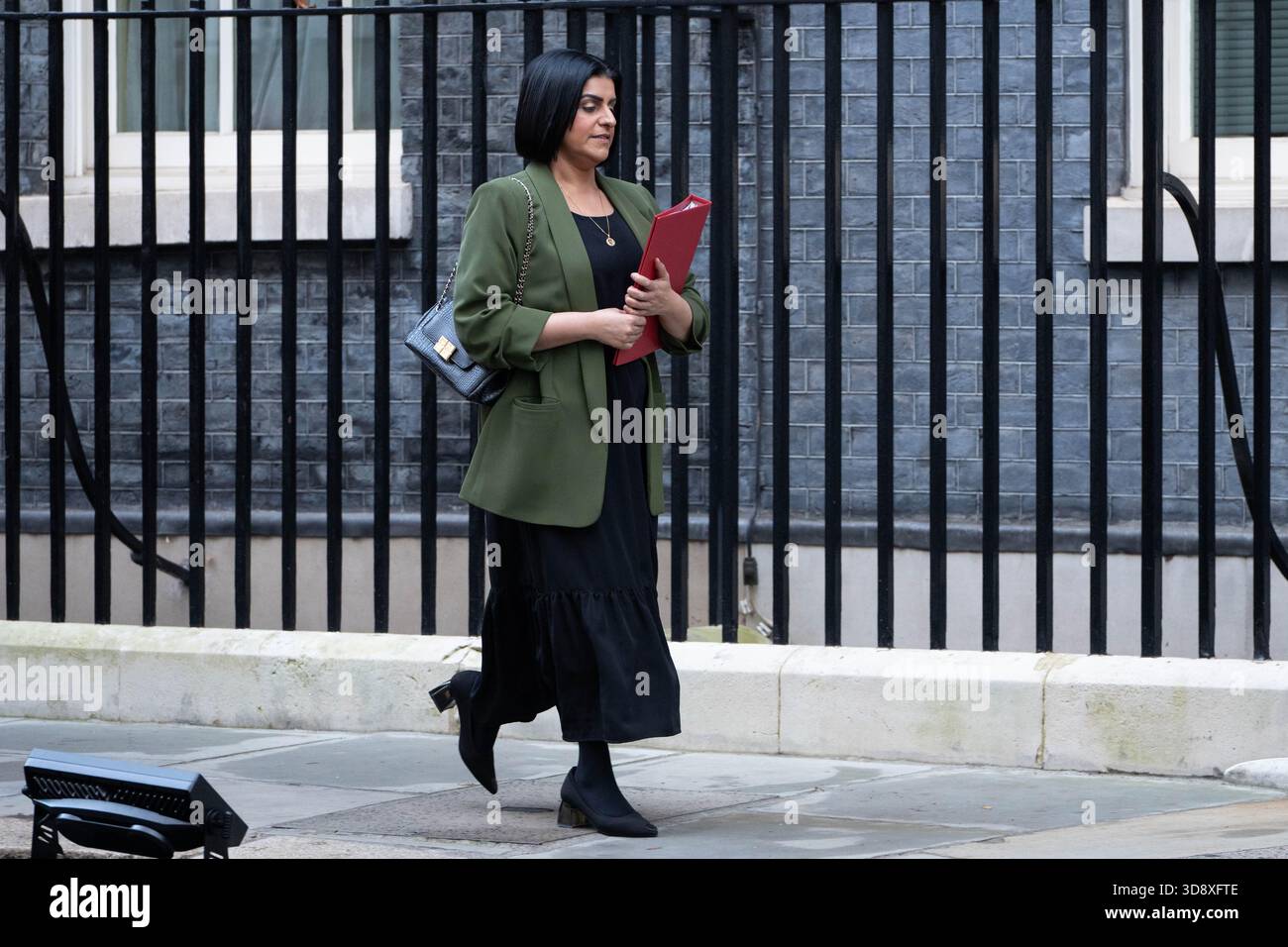 London, England, UK. 2nd Dec, 2025. SHABANA MAHMOOD, Secretary of State for the Home Department, leaves 10 Downing Street after a Cabinet Meeting. (Credit Image: © Thomas Krych/ZUMA Press Wire) EDITORIAL USAGE ONLY! Not for Commercial USAGE! Stock Photo