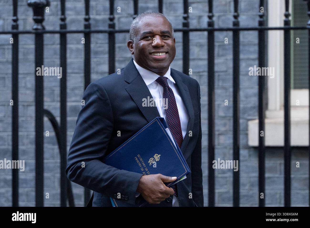 London, England, UK. 2nd Dec, 2025. Deputy Prime Minister and Justice Secretary DAVID LAMMY leaves 10 Downing Street after a Cabinet Meeting. (Credit Image: © Thomas Krych/ZUMA Press Wire) EDITORIAL USAGE ONLY! Not for Commercial USAGE! Stock Photo