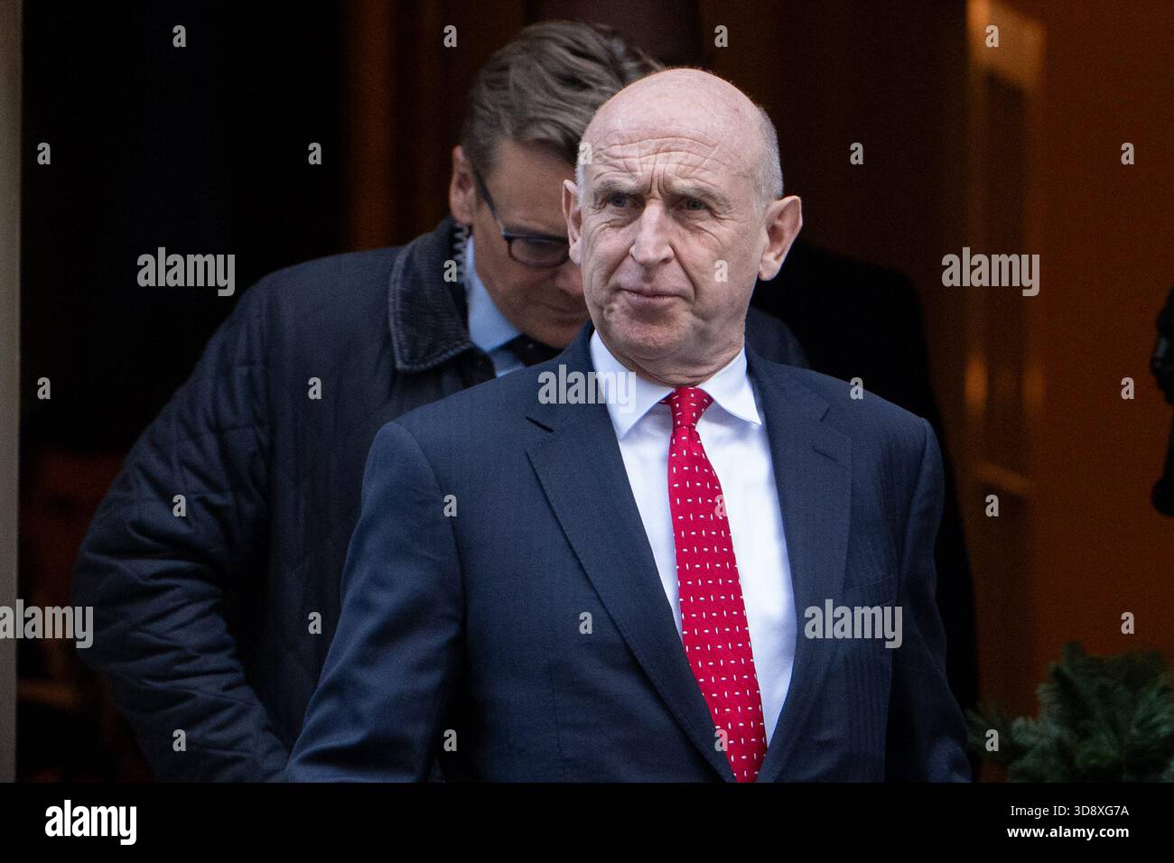 London, England, UK. 2nd Dec, 2025. JOHN HEALEY, Defence Secretary, leaves 10 Downing Street after a weekly Cabinet Meeting. (Credit Image: © Thomas Krych/ZUMA Press Wire) EDITORIAL USAGE ONLY! Not for Commercial USAGE! Stock Photo