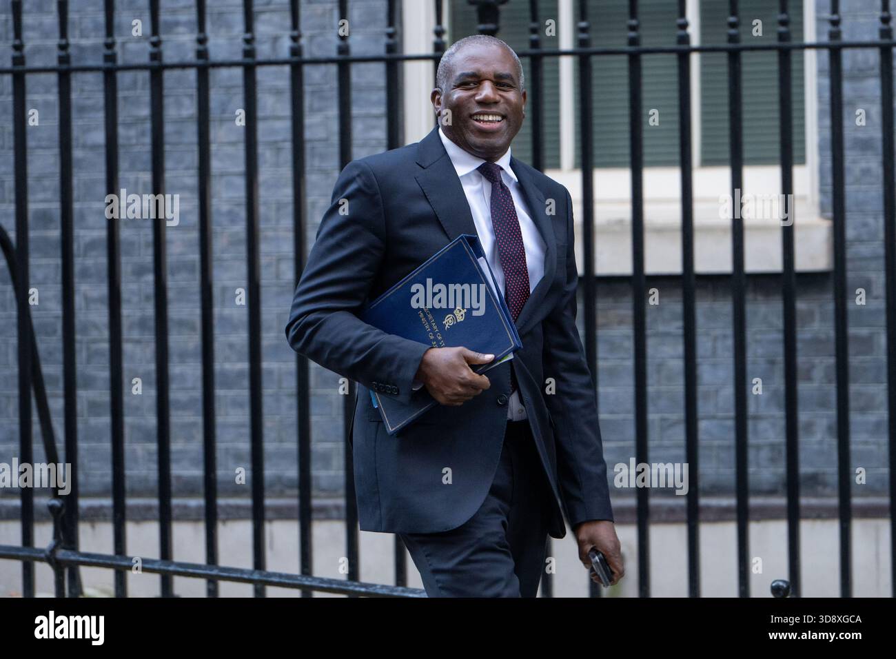 London, England, UK. 2nd Dec, 2025. Deputy Prime Minister and Justice Secretary DAVID LAMMY leaves 10 Downing Street after a Cabinet Meeting. (Credit Image: © Thomas Krych/ZUMA Press Wire) EDITORIAL USAGE ONLY! Not for Commercial USAGE! Stock Photo